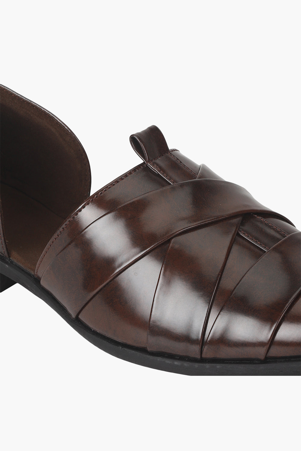 Solid Patent Leather Sandals