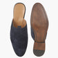 Solid Leather Suede Mules