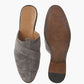 Solid Leather Suede Mules