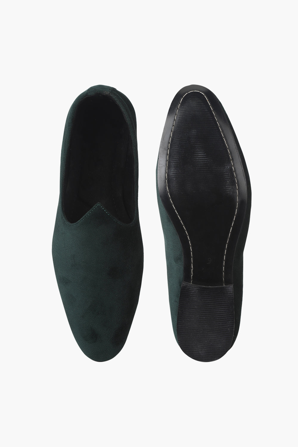 Suede Slip On Mojaris