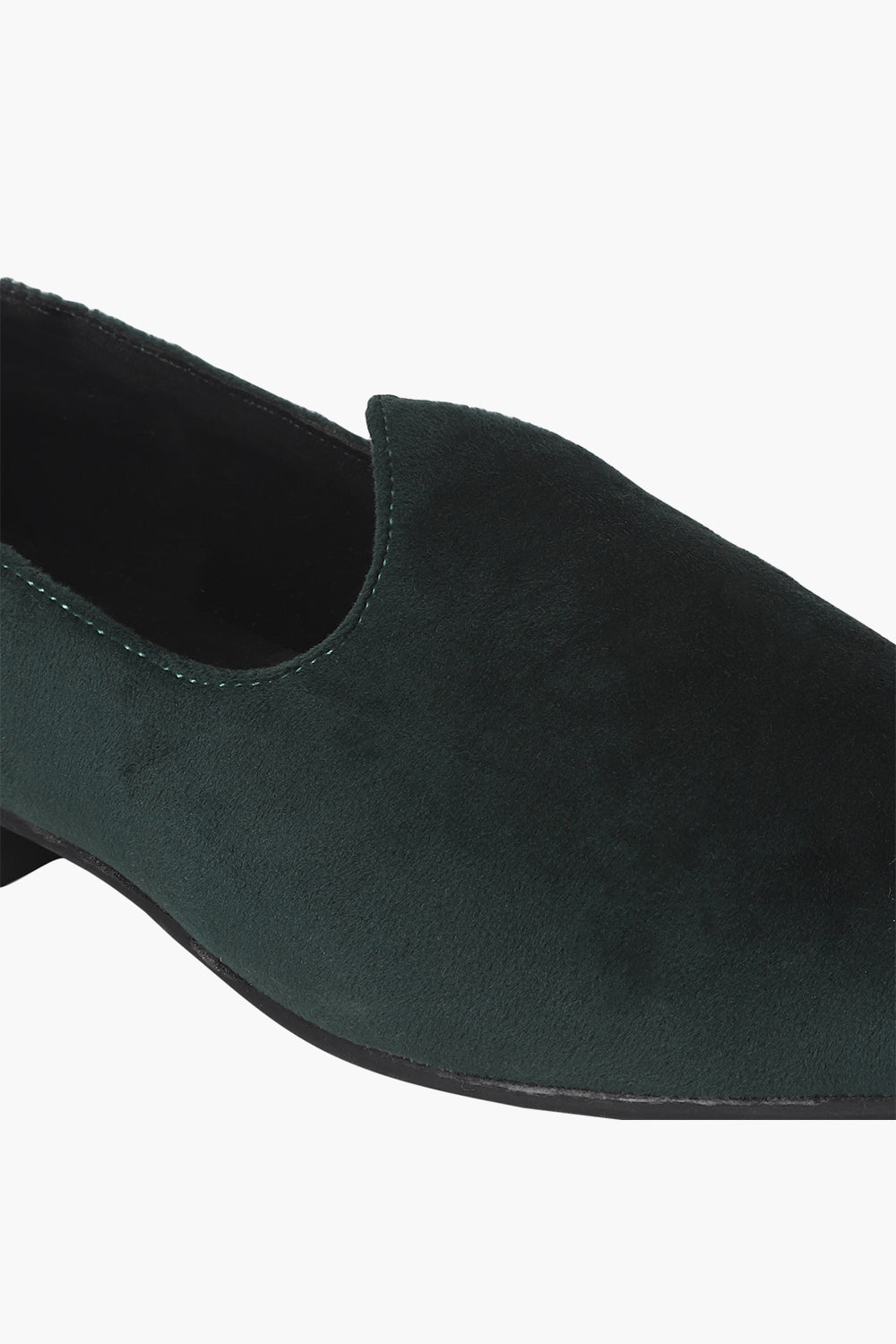 Suede Slip On Mojaris