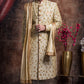 Hand Embroidered Sherwani With Gold Hints