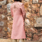 Pink Embroidered Jacket Styled Sherwani Set