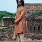 Hand Embroidered Asymettric Indowestern Sherwani Set