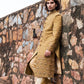 Burnt Gold Embroidered Sherwani And Dupatta