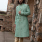 Mint Green Dori Work Sherwani With Churidars