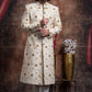 Ivory Sherwani With Gold Hints